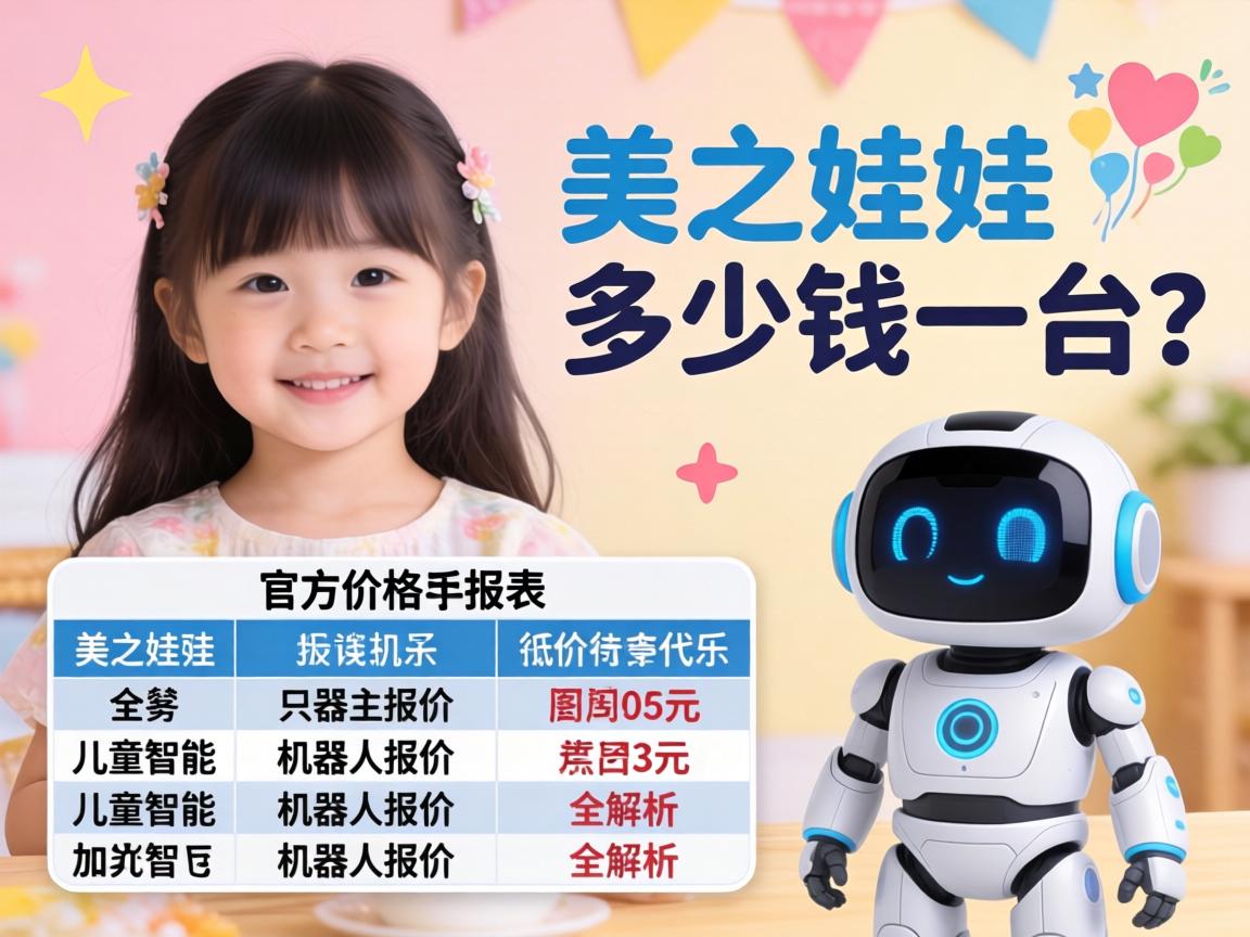 美之娃娃多少钱一台?官方价格表与儿童智能机器人报价全解析 美之娃娃多少钱一台?官方价格表与儿童智能机器人报价全解析