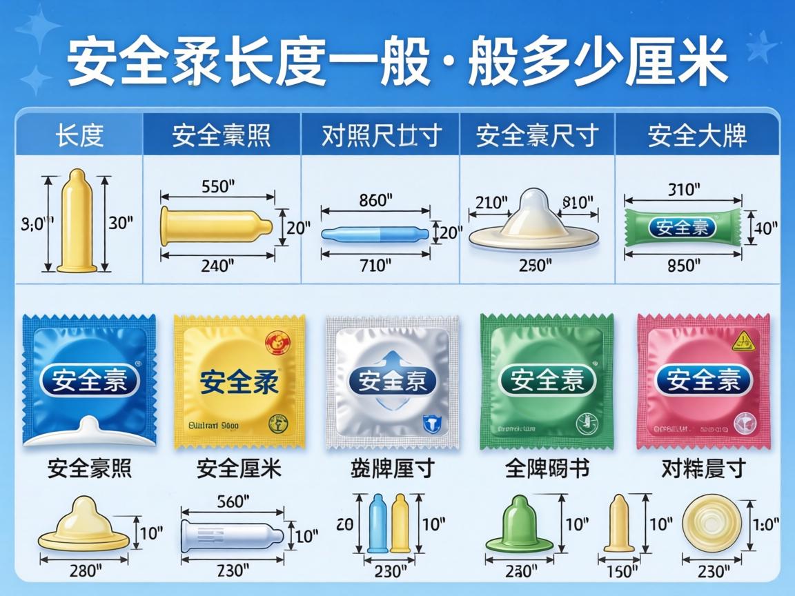 安全套长度一般多少厘米?不同品牌尺寸有区别吗?附安全套尺寸对照表大全 安全套长度一般多少厘米?不同品牌尺寸有区别吗?附安全套尺寸对照表大全