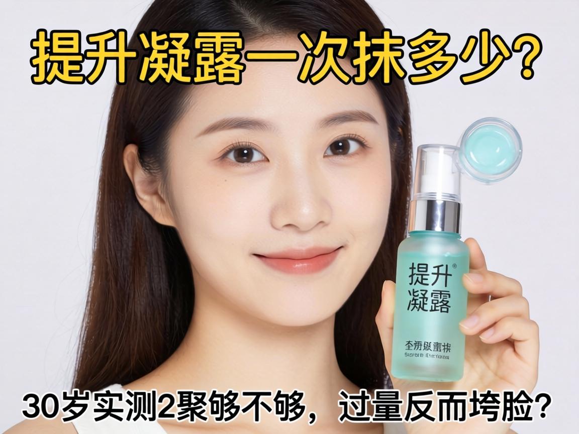 女士提升凝露一次抹多少?30岁实测2泵够不够,过量反而垮脸? 女士提升凝露一次抹多少?30岁实测2泵够不够,过量反而垮脸?
