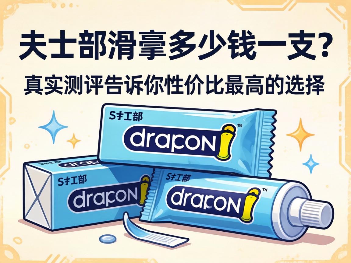 杰士邦润滑剂多少钱一支？真实测评告诉你性价比最高的选择