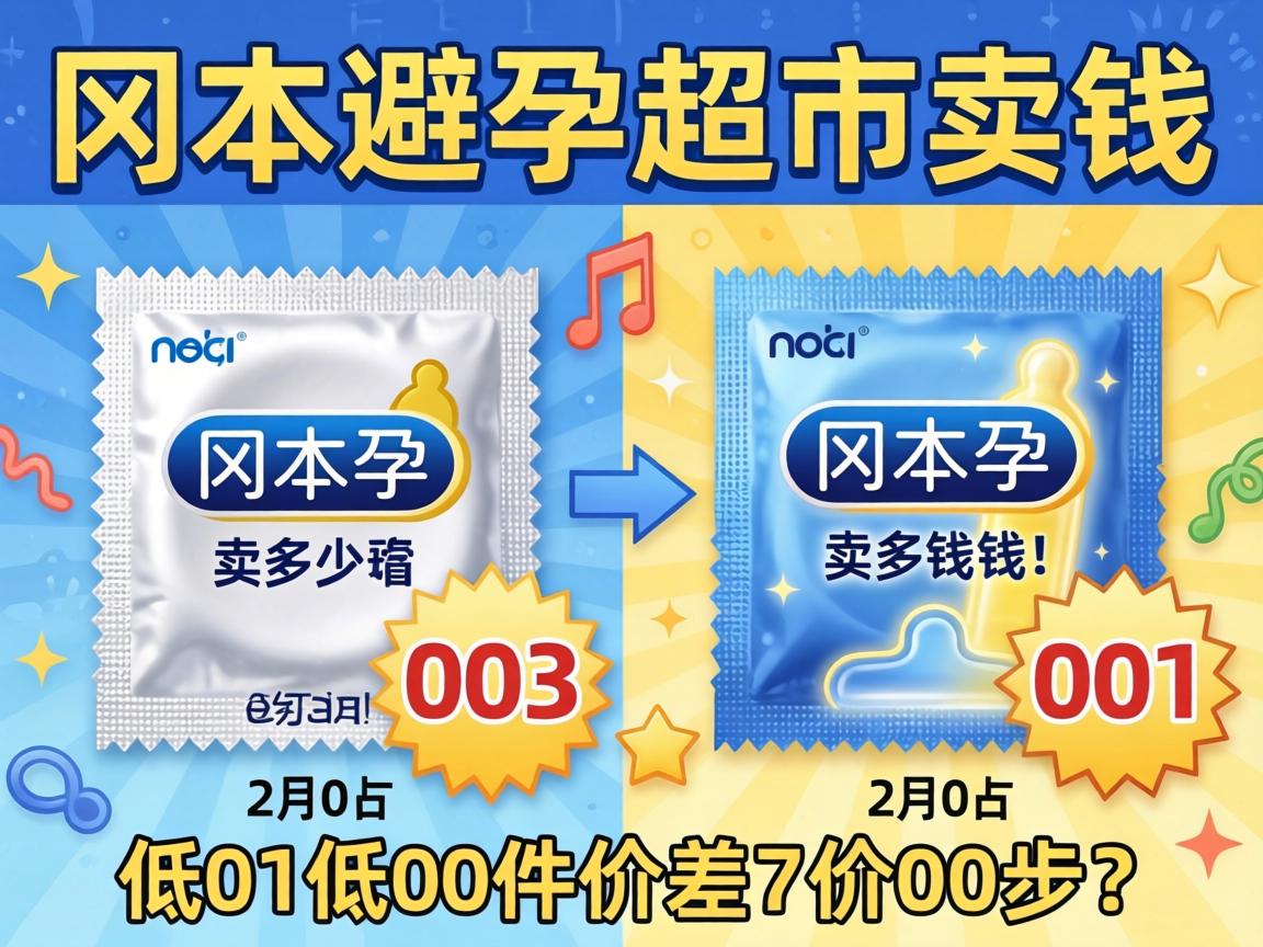冈本避孕套超市卖多少钱？003和001价格差多少？