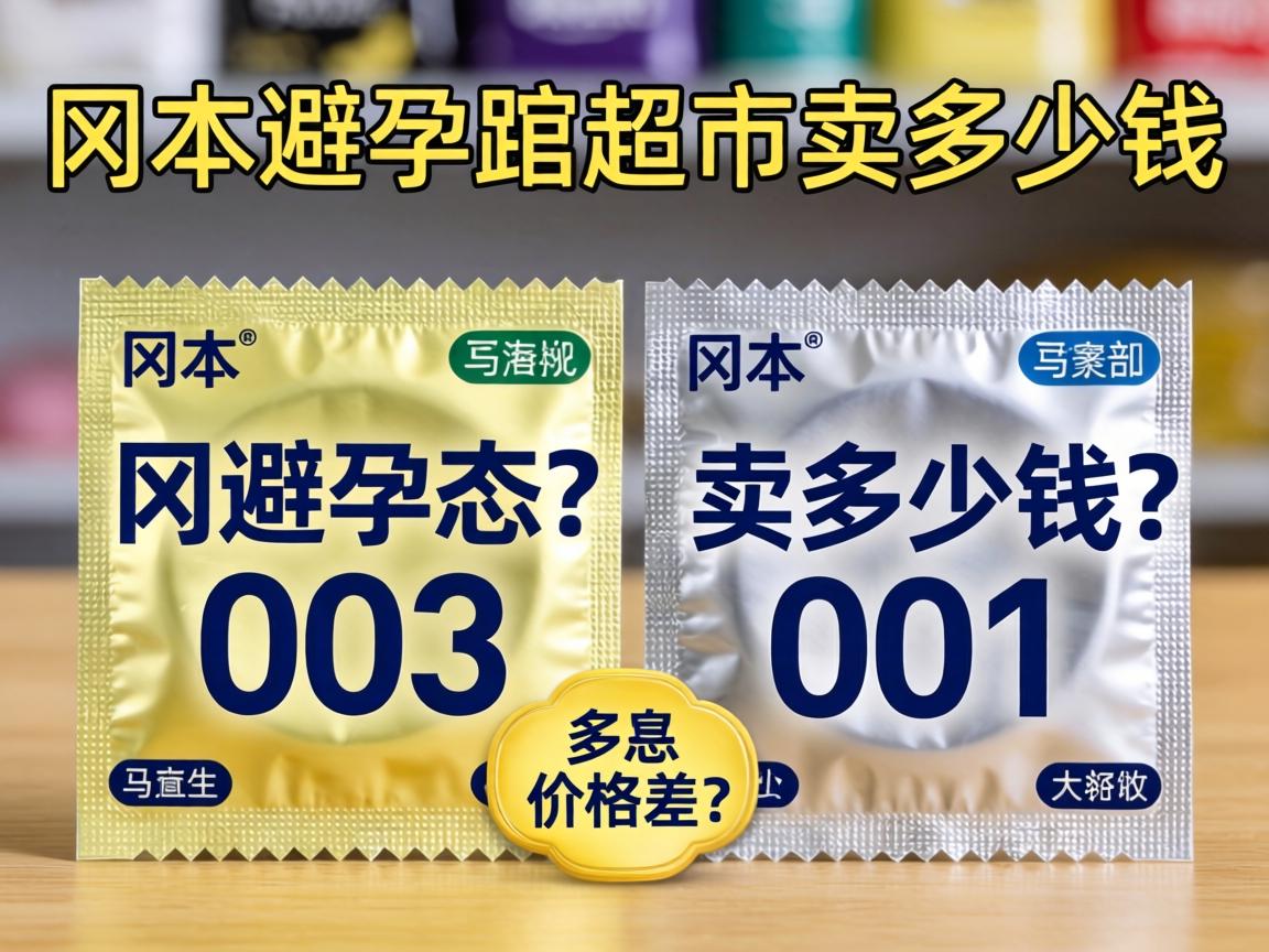 冈本避孕套超市卖多少钱？003和001价格差多少？