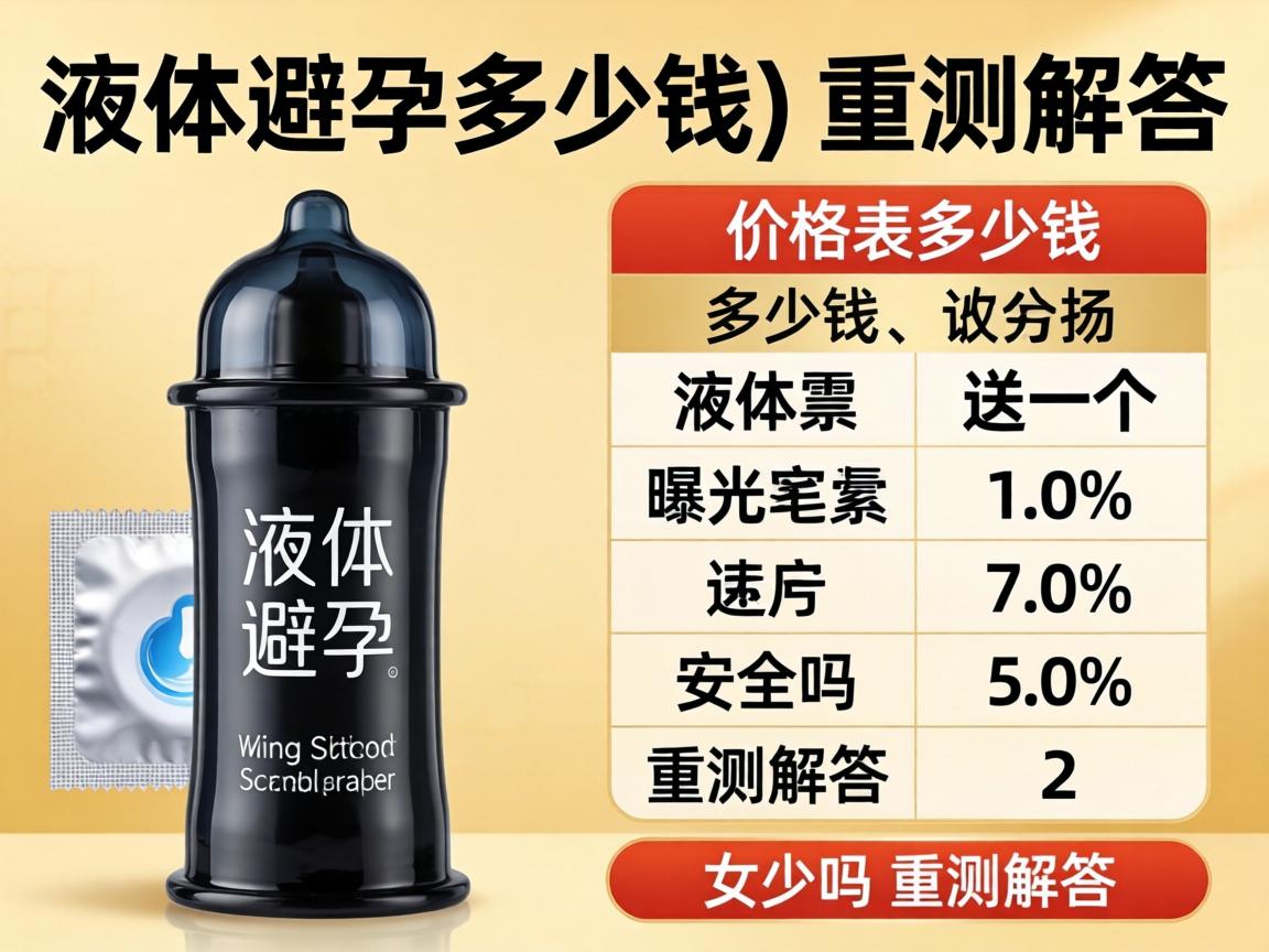 女液体避孕套多少钱一个价格表曝光安全吗实测解答