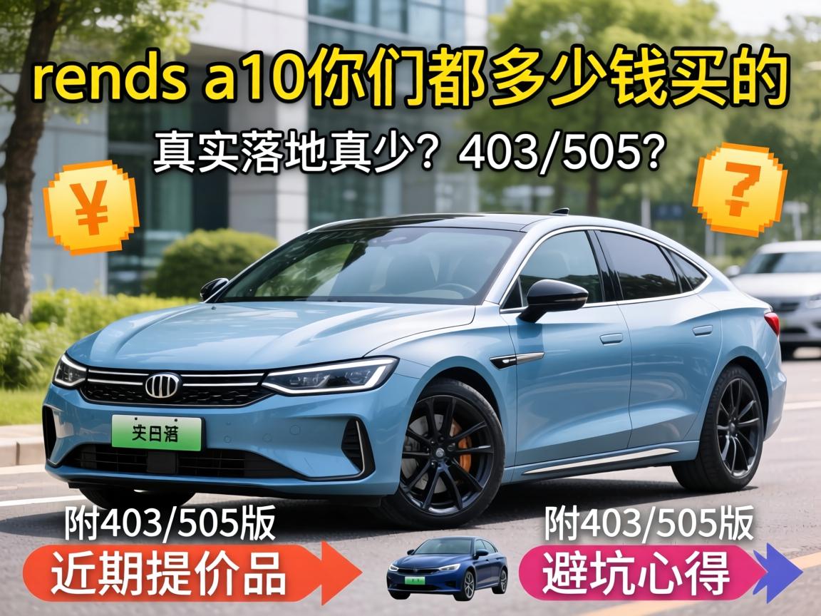 「rends a10你们都多少钱买的」真实落地多少？附403/505版近期提车价格与避坑心得 - 凯格尔/PC肌社区-P动-凯格尔/PC肌社区-P动