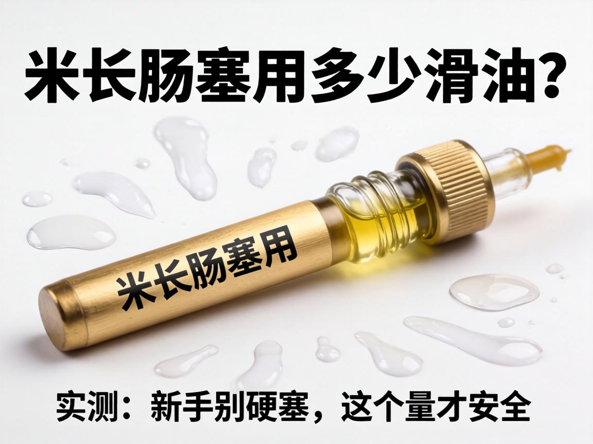 一米长肛塞用多少润滑油？实测：新手别硬塞，这个量才安全