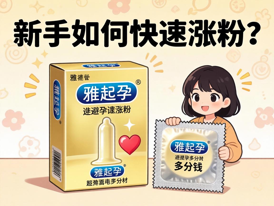 新手如何快速涨粉？雅的避孕套多少钱一盒？