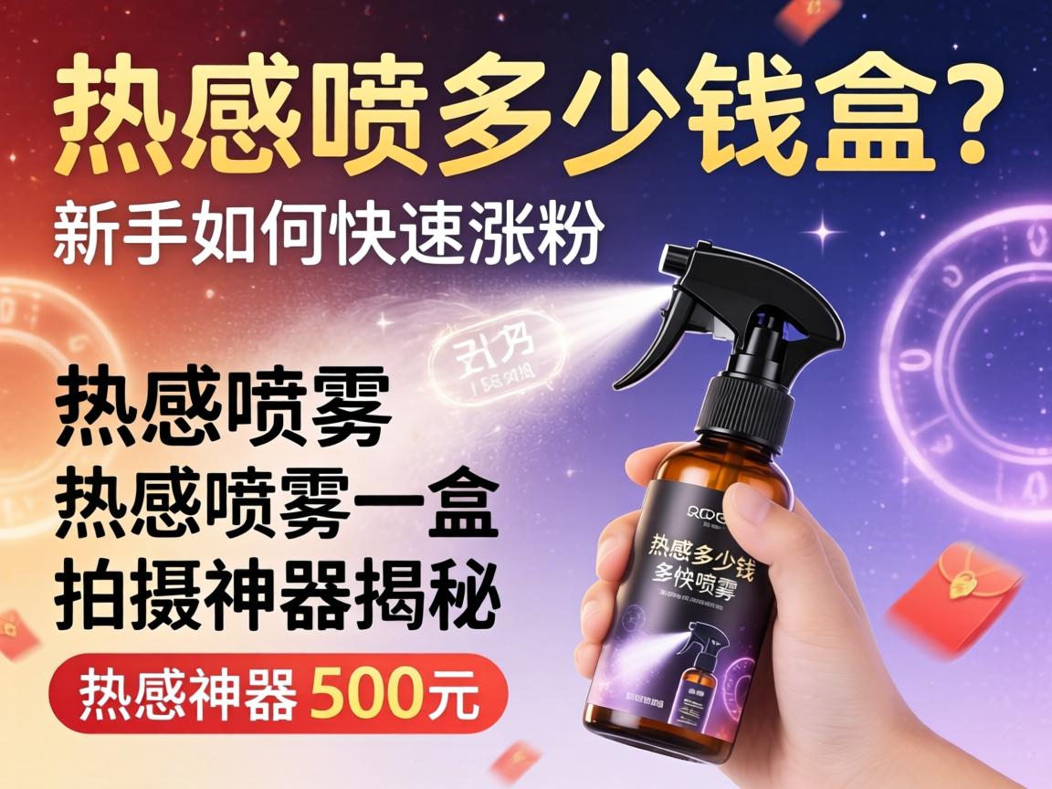 热感喷多少钱一盒?新手如何快速涨粉的拍摄神器价格揭秘, 热感喷雾一盒多少钱 热感喷多少钱一盒?新手如何快速涨粉的拍摄神器价格揭秘, 热感喷雾一盒多少钱