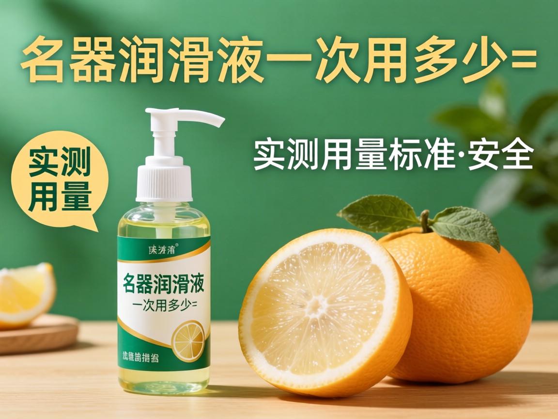 名器润滑液一次用多少_实测用量标准与安全使用指南