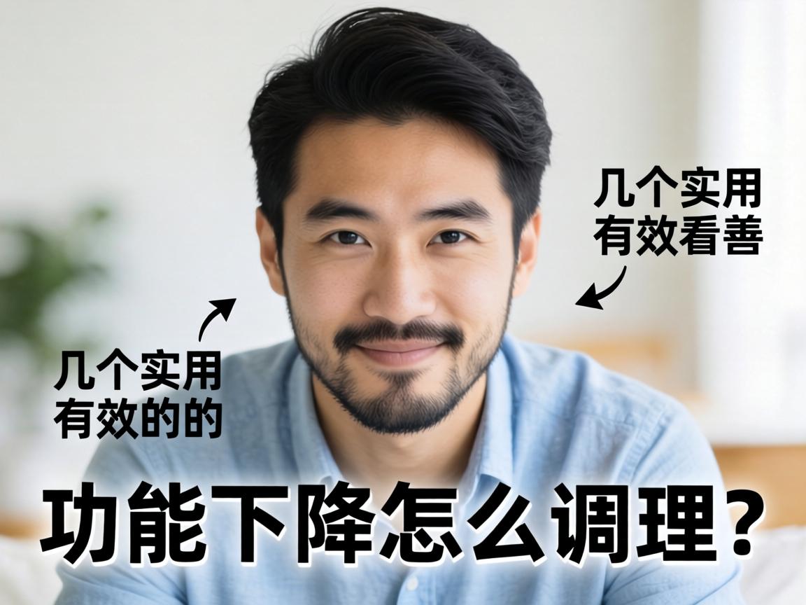 男性功能下降怎么调理?分享几个实用有效的改善方法 男性功能下降怎么调理?分享几个实用有效的改善方法