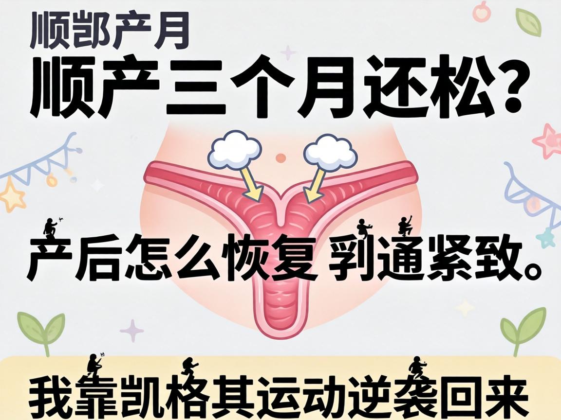 顺产三个月还松？产后怎么恢复阴道紧致，我靠凯格尔运动逆袭回来
